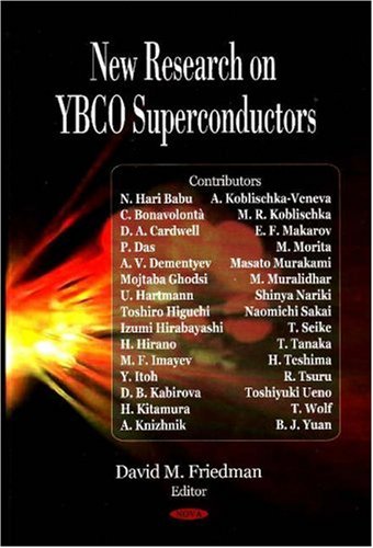 New Research on Ybco Superconductors (9781604560848) by David M. Friedman