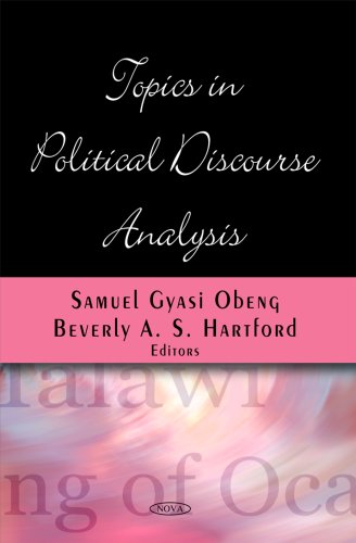 Stock image for Political Discourse Analysis Research for sale by PBShop.store US