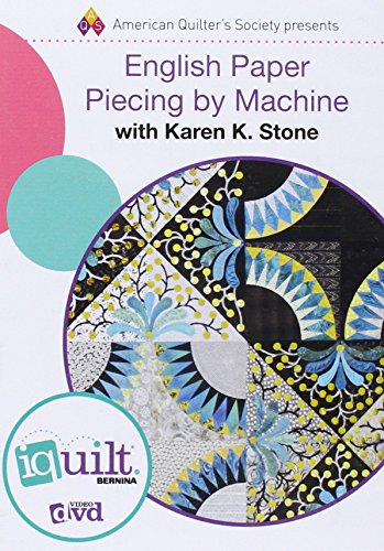 9781604603729: English Paper Piecing by Machine - Complete Iquilt Class on [USA] [DVD]