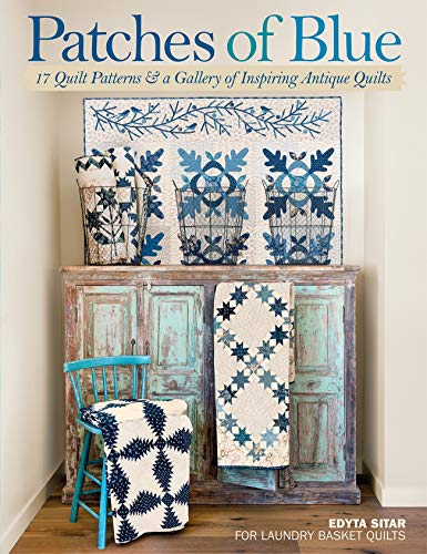 Imagen de archivo de Patches of Blue: 17 Quilt Patterns and a Gallery of Inspiring Antique Quilts a la venta por Goodwill of Colorado