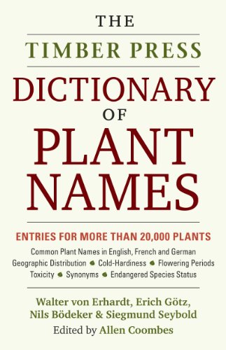 9781604691153: Timber Press Dictionary of Plant Names