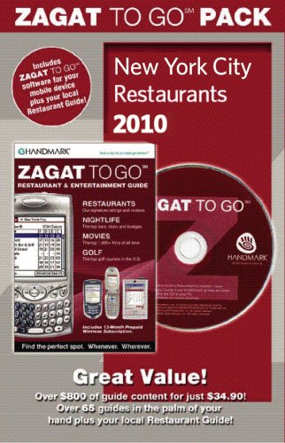 Zagat to Go 2010 New York City Restaurants (9781604782196) by Gathje, Curt; Diuguid, Carol