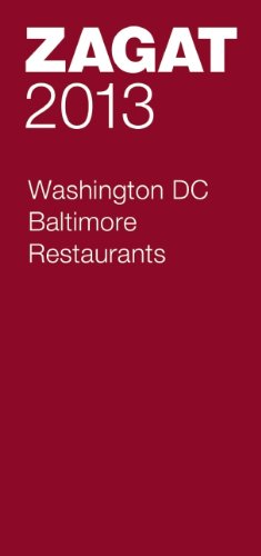 Beispielbild fr Zagat 2013 Washington DC/Baltimore Restaurants zum Verkauf von medimops