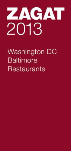 Imagen de archivo de Zagat 2013 Washington DC/Baltimore Restaurants a la venta por medimops