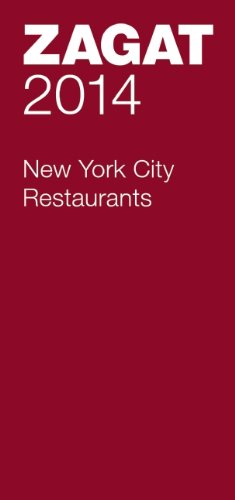 Zagat New York City Restaurants [With Map]