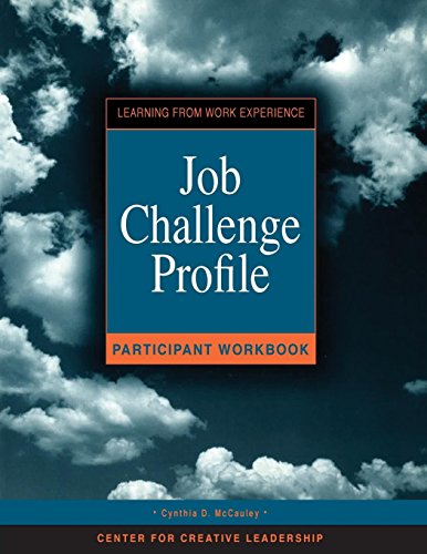 Beispielbild fr Job Challenge Profile Participant Workbook zum Verkauf von Buchpark
