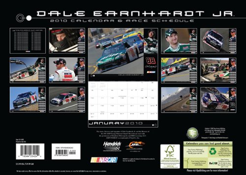 Dale Earnhardt Jr. 2010 Deluxe Wall Calendar (9781604934182) by Nascar