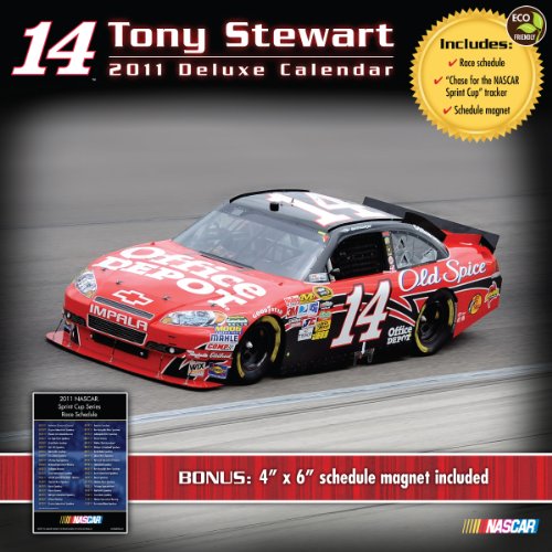 Tony Stewart 2011 Deluxe Wall Calendar (9781604937466) by Time Factory