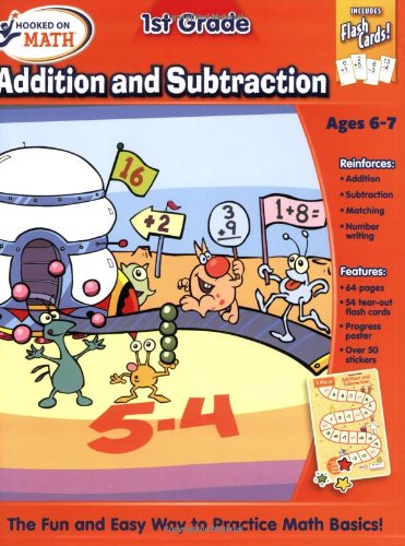 9781604991116: Hooked on Math 1st Grade Addition and Subtraction Premium Workbook
