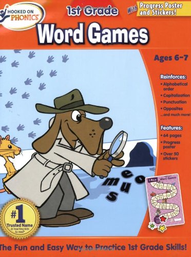 Beispielbild fr 1st Grade Word Games (Hooked on Phonics) zum Verkauf von HPB-Red