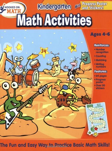 9781604991192: Hooked on Math Kindergarten Math Activities Workbook