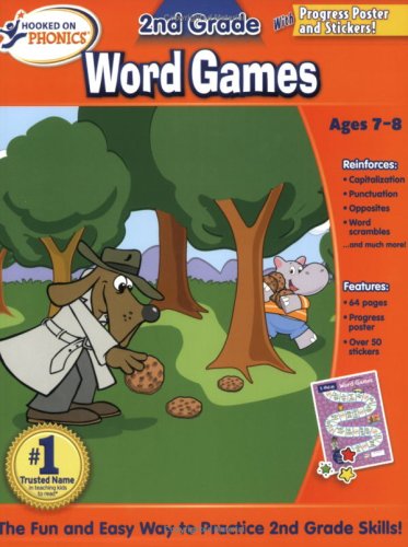 Beispielbild fr Hooked on Phonics 2nd Grade Word Games Workbook zum Verkauf von ThriftBooks-Dallas