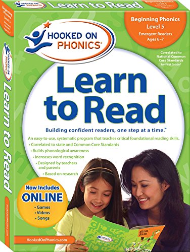 Beispielbild fr Hooked on Phonics Learn to Read - Level 5: Beginning Phonics (Emergent Readers | First Grade | Ages 6-7) (5) zum Verkauf von Byrd Books