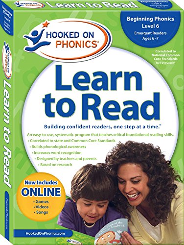 9781604991451: Hooked on Phonics Learn to Read First Grade: Level 2: Beginning Phonics (Emergent Readers | First Grade | Ages 6-7): Volume 6