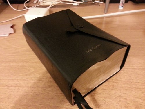 Custom Compact Quad Combination Soft Leather Scripture Case