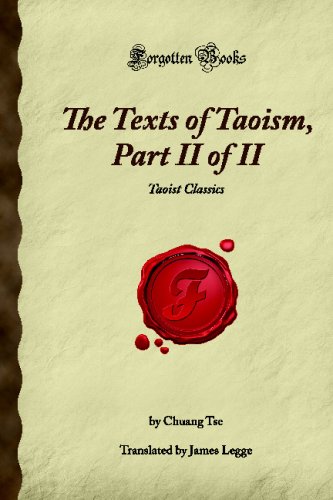 Stock image for The Texts of Taoism, Part II of II: Taoist Classics (Forgotten Books) for sale by Revaluation Books