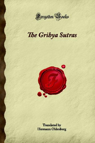 Stock image for The Grihya Sutras (Forgotten Books) for sale by Revaluation Books