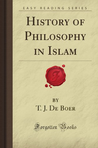 Beispielbild fr History of Philosophy in Islam zum Verkauf von Leserstrahl  (Preise inkl. MwSt.)