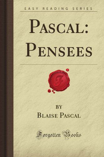 Stock image for Pascal: Pensees (Forgotten Books) for sale by Redux Books