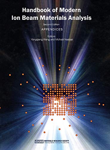 Stock image for Handbook of Modern Ion Beam Materials Analysis (Handbook of Modern Ion Beam Materials Analysis 2 Volume Set) (Volume 2) for sale by Sunshine State Books