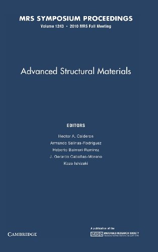 Imagen de archivo de Advanced Structural Materials: Volume 1243 (MRS Proceedings) a la venta por RIVERLEE BOOKS