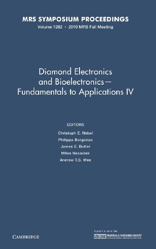 Stock image for DIAMOND ELECTRONICS AND BIOELECTRONICS " FUNDAMENTALS TO APPLICATIONS IV for sale by Basi6 International