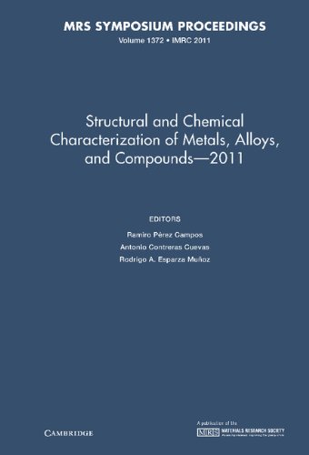 Imagen de archivo de STRUCTURAL AND CHEMICAL CHARACTERIZATION OF METAL ALLOYS AND COMPOUNDS  " 2011 a la venta por Basi6 International