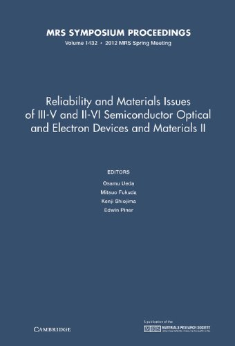 Stock image for RELIABILITY AND MATERIALS ISSUES OF III "V AND II "VI SEMICONDUCTOR OPTICAL AND ELECTRON DEVICES AND MATERIALS II for sale by Basi6 International