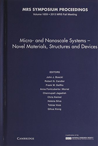 Imagen de archivo de Micro and Nanoscale Systems: Volume 1659: Novel Materials, Structures and Devices (MRS Proceedings) a la venta por RIVERLEE BOOKS