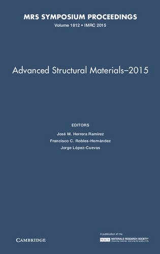 Beispielbild fr Advanced Structural Materials - 2015: zum Verkauf von Basi6 International