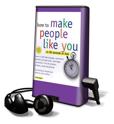 Stock image for How to Make People Like You in 90 Seconds or Less: Library Edition for sale by The Yard Sale Store