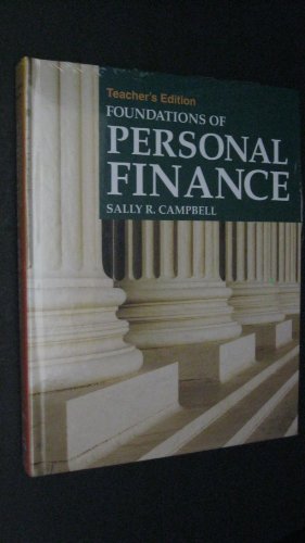 Foundations of Personal Finance: Teacher's Edition