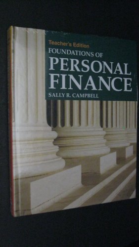 9781605250922: Foundations of Personal Finance