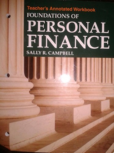 9781605250939: Foundations of Personal Finance