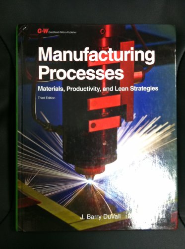 Stock image for Manufacturing Processes: Materials, Productivity, and Lean Strategies for sale by BooksRun