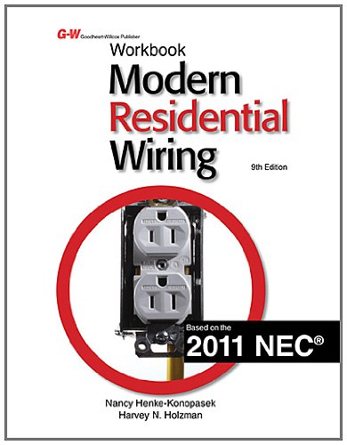 Beispielbild fr Modern Residential Wiring (Workbook) zum Verkauf von SecondSale