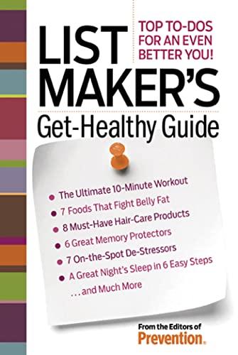 Stock image for List Maker's Get-Healthy Guide : Top to-Dos for an Even Better You! for sale by Better World Books