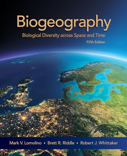 Beispielbild fr Biogeography zum Verkauf von -OnTimeBooks-