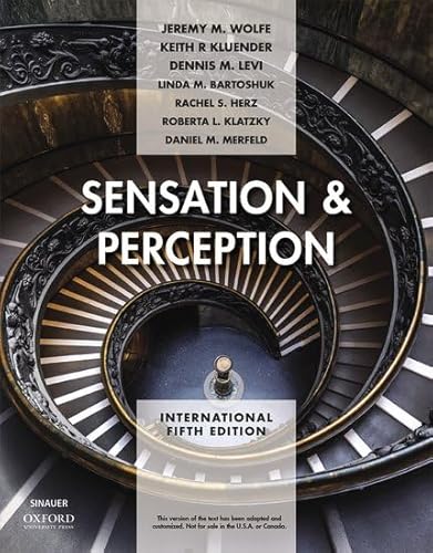 Beispielbild fr Sensation & Perception XE zum Verkauf von SecondSale