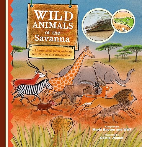 9781605376349: Wild Animals of the Savannah: A Picture Book About Animals With Stories and Information