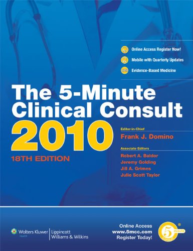 Imagen de archivo de The 5-Minute Clinical Consult 2010 (Griffiths 5-minute Clinical Consult) a la venta por Mr. Bookman