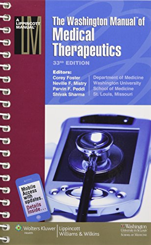 Beispielbild fr The Washington Manual® of Medical Therapeutics (Lippincott Manual Series (Formerly known as the Spiral Manual Series)) zum Verkauf von HPB-Red