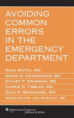 Stock image for Avoiding Common Errors in the Emergency Department (Errors Series) for sale by Goodwill