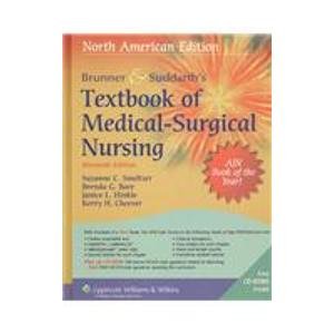 Textbook of Medical-Surgical Nursing (11th edition) + Nursing Diagnosis (12th edition) (9781605473949) by Smeltzer, Suzanne C.; Bare, Brenda G.; Hinkle, Janice L., Ph.D.; Cheever, Kerry H., Ph.D.; Carpenito-Moyet, Lynda Juall