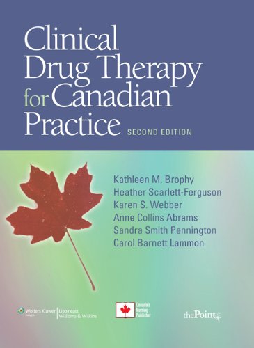 Beispielbild fr Clinical Drug Therapy: Second Canadian Edition zum Verkauf von Better World Books