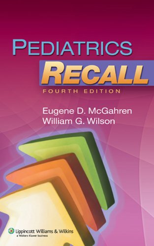 Imagen de archivo de Pediatrics Recall a la venta por ThriftBooks-Atlanta