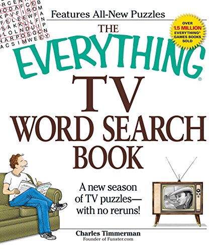 Beispielbild fr The Everything TV Word Search Book: A new season of TV puzzles - with no reruns! zum Verkauf von Wonder Book