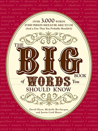 Beispielbild fr The Big Book of Words You Should Know: Over 3,000 Words Every Person Should be Able to Use (And a few that you probably shouldn't) zum Verkauf von Wonder Book