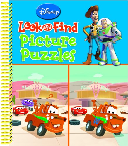 9781605531328: Disney Pixar Look and Find Picture Puzzles