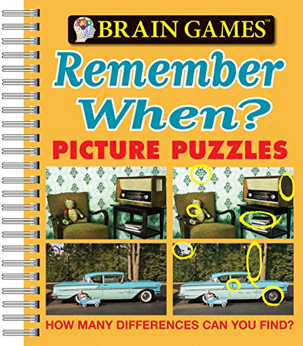 Brain Games - Picture Puzzles: Remember When? - How Many Differences Can You Find? (9781605531618) by Publications International Ltd.; Brain Games